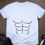 Funny Abs Outline T-shirt