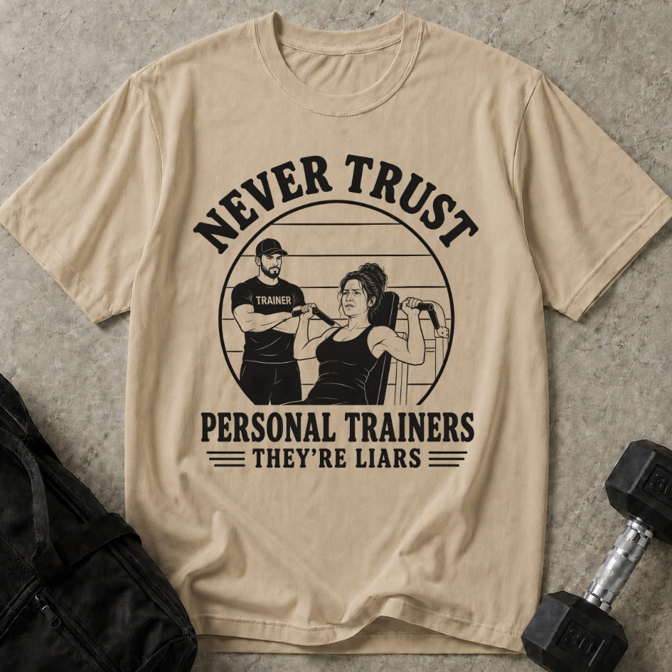 Never Trust Trainers Tee
