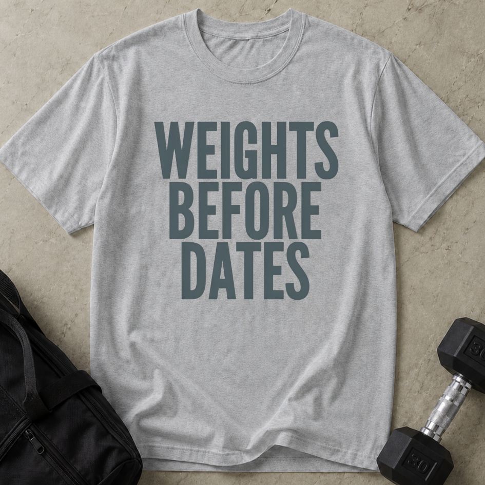 Weights Before Dates Tee