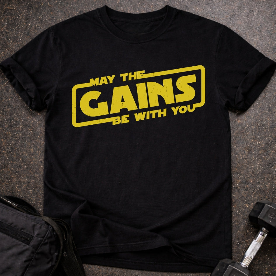 May The Gains Be With You T-shirt
