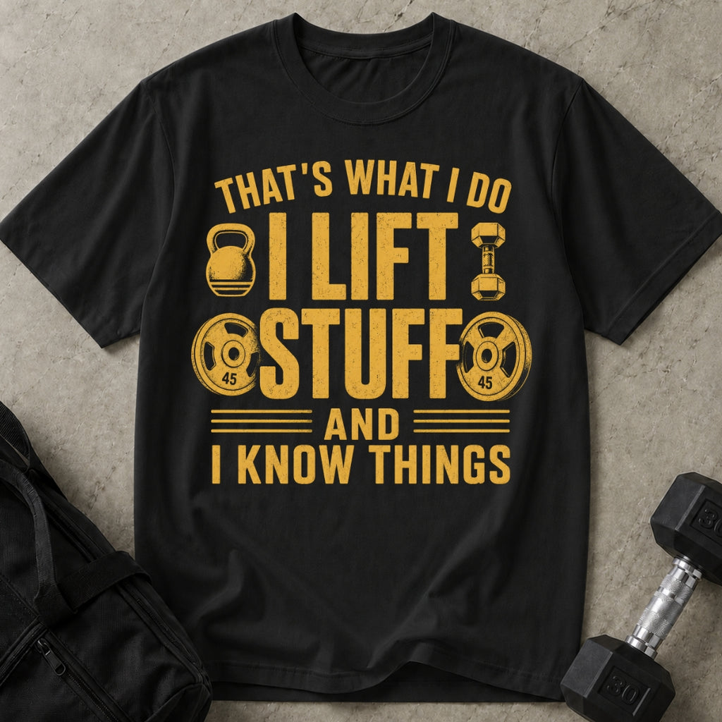 I Lift Stuff T-shirt