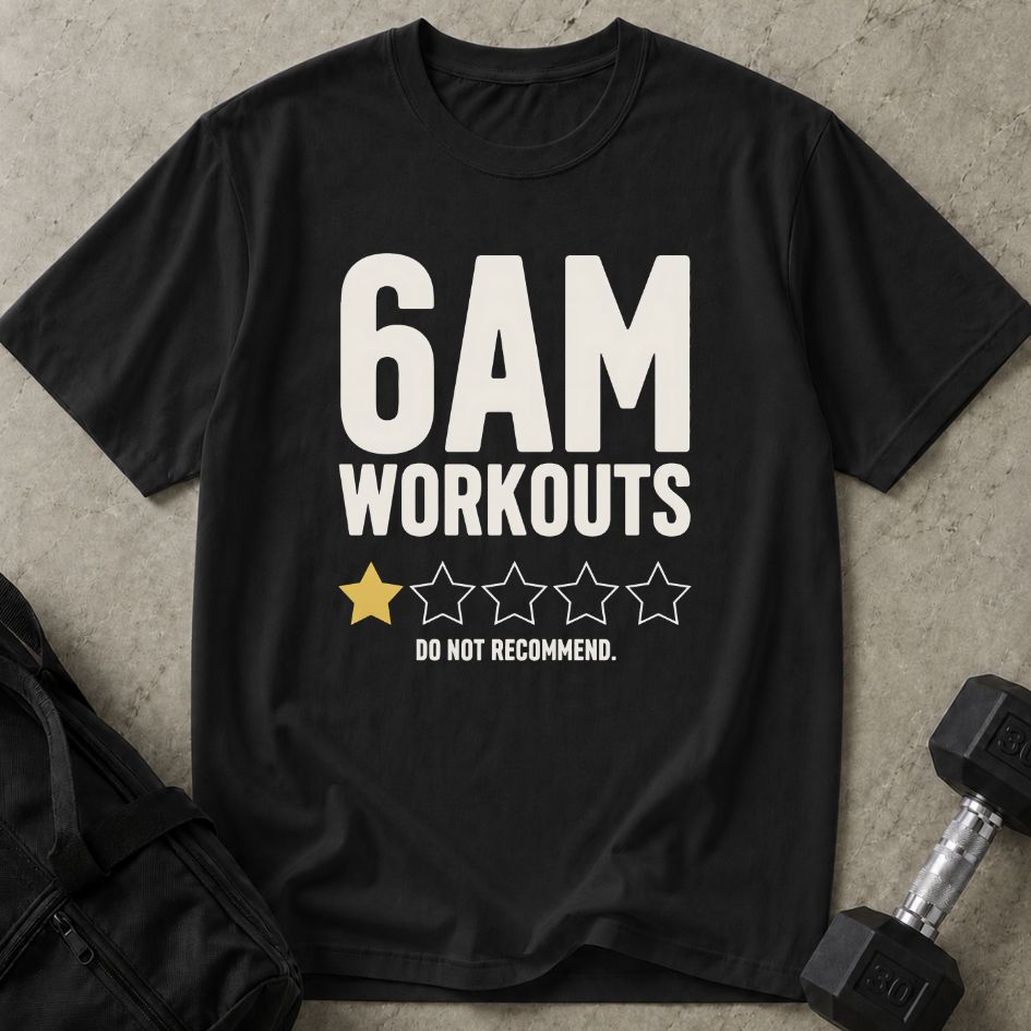 6am Workout 1-star Tee