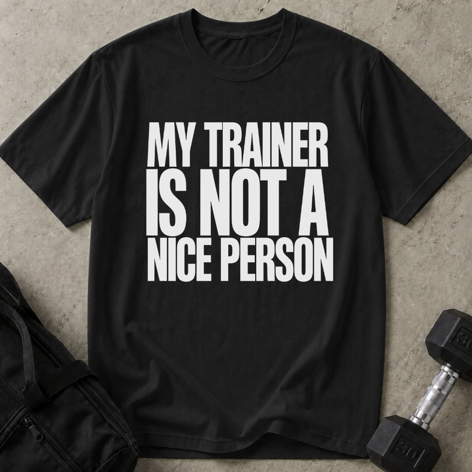Not A Nice Person Trainer T-shirt