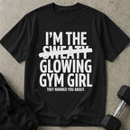 Glowing Gym Girl Tee