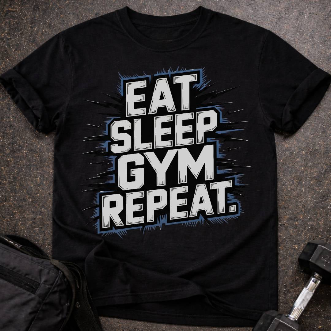 Eat, Sleep, Gym, Repeat T-shirt