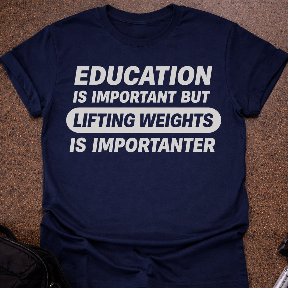 Gym Is Importanter T-shirt