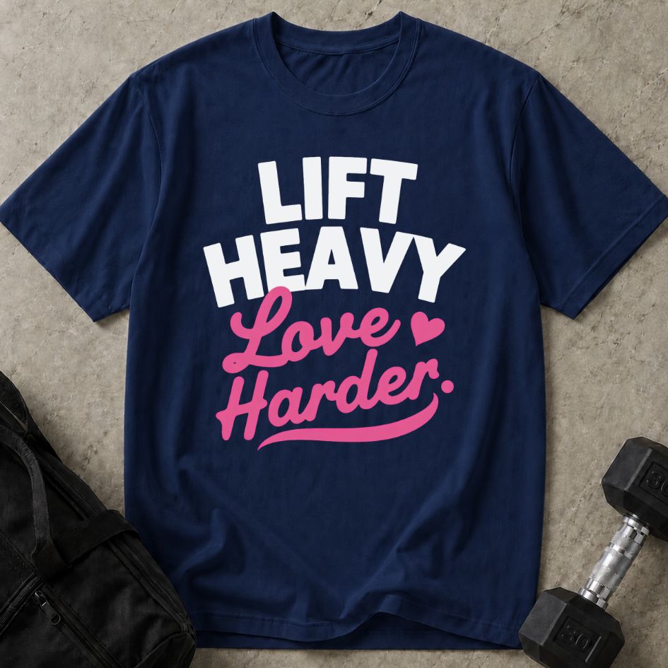 Lift Heavy Love Harder Tee