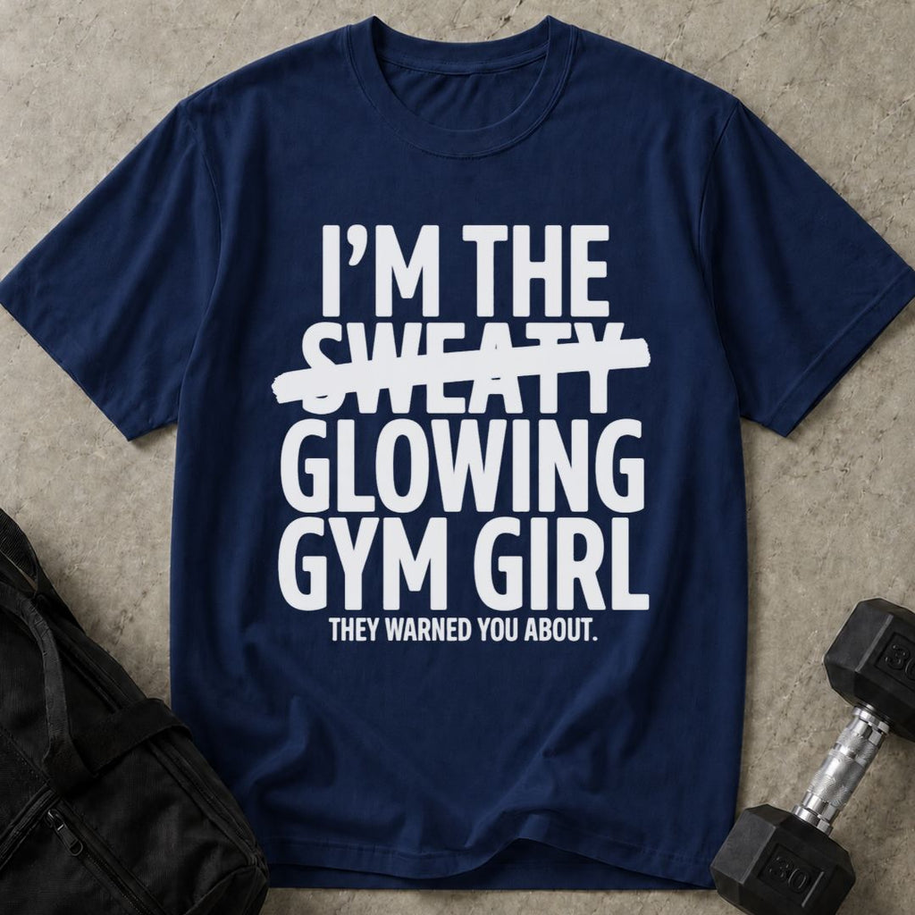 Glowing Gym Girl Tee
