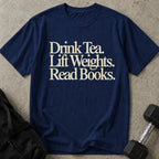 Tea, Weights & Books Tee