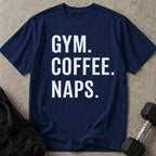 Gym Coffee Naps T-shirt