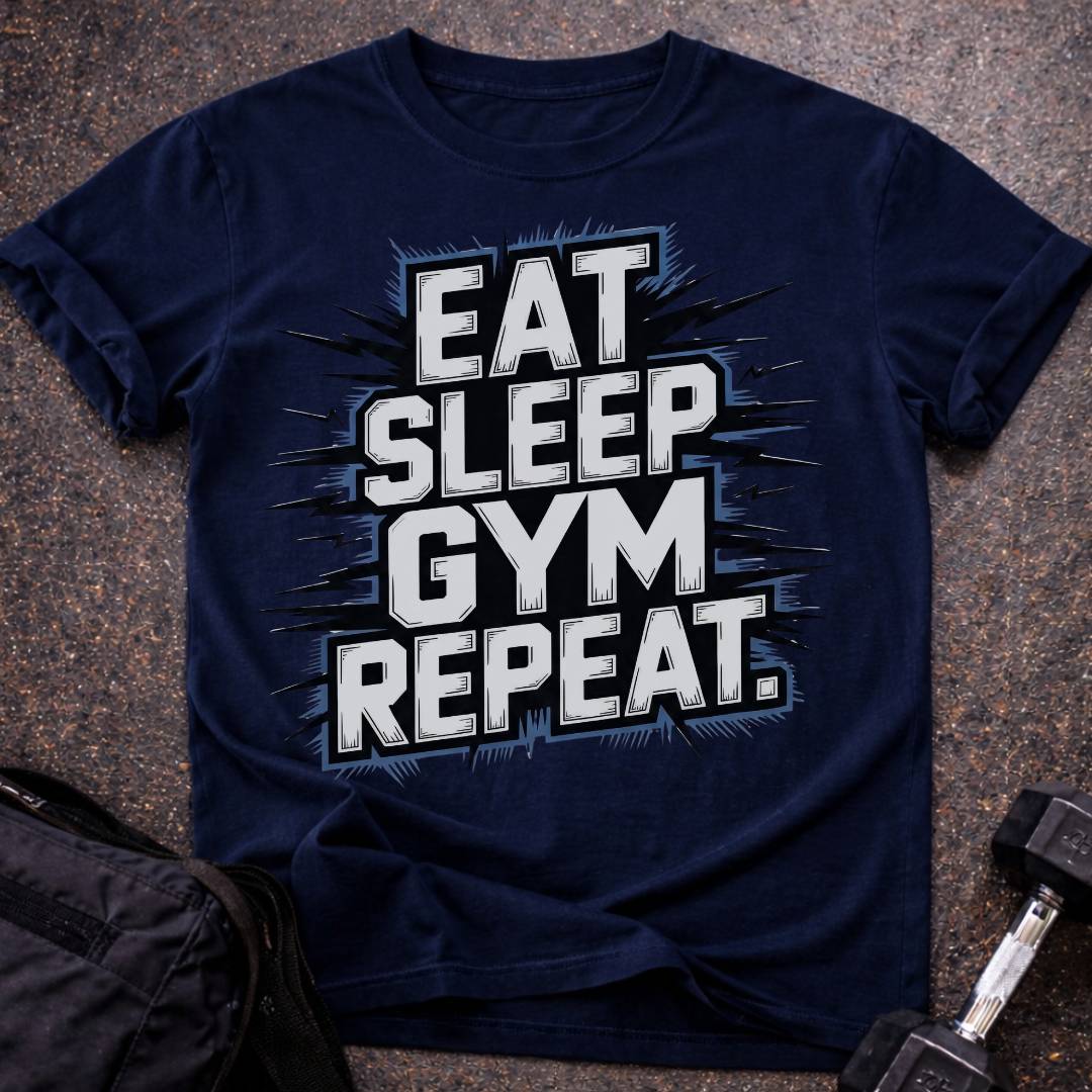 Eat, Sleep, Gym, Repeat T-shirt