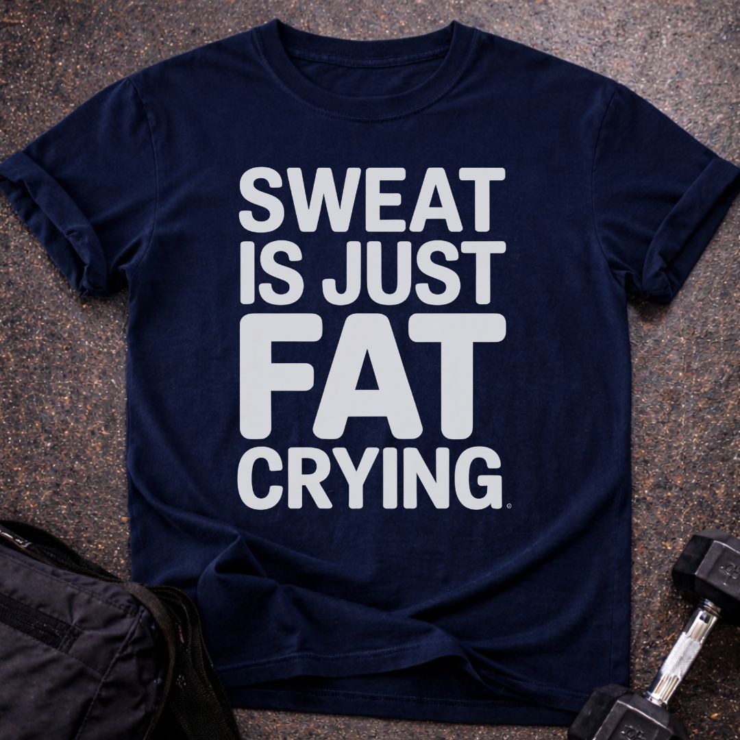 Sweat Is Just Fat Crying T-shirt