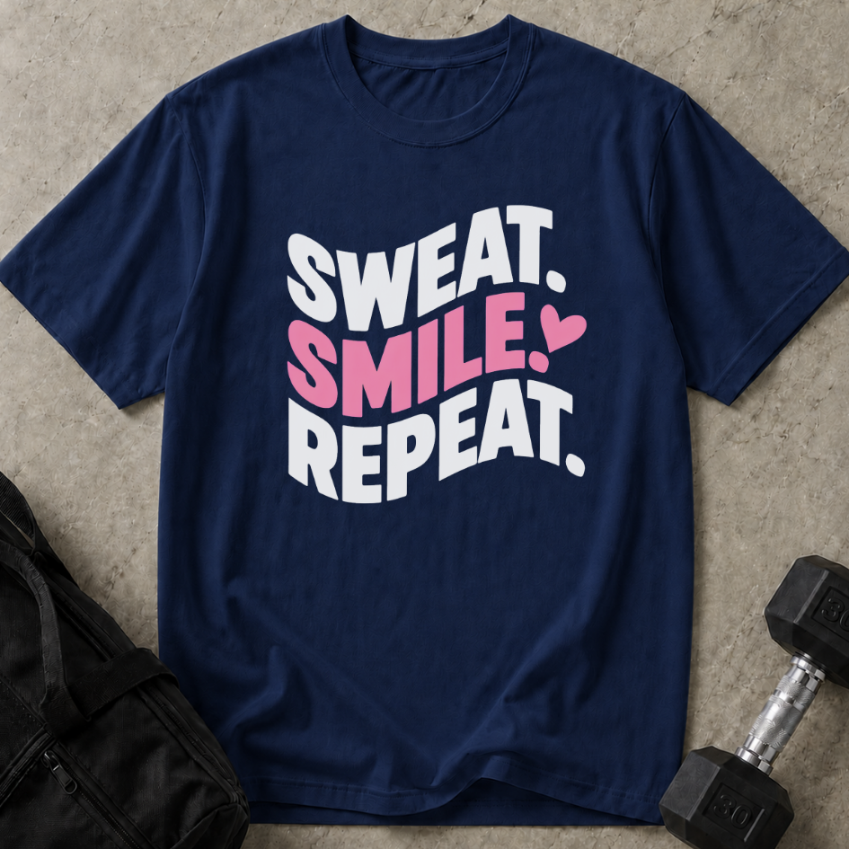 Sweat Smile Repeat Tee