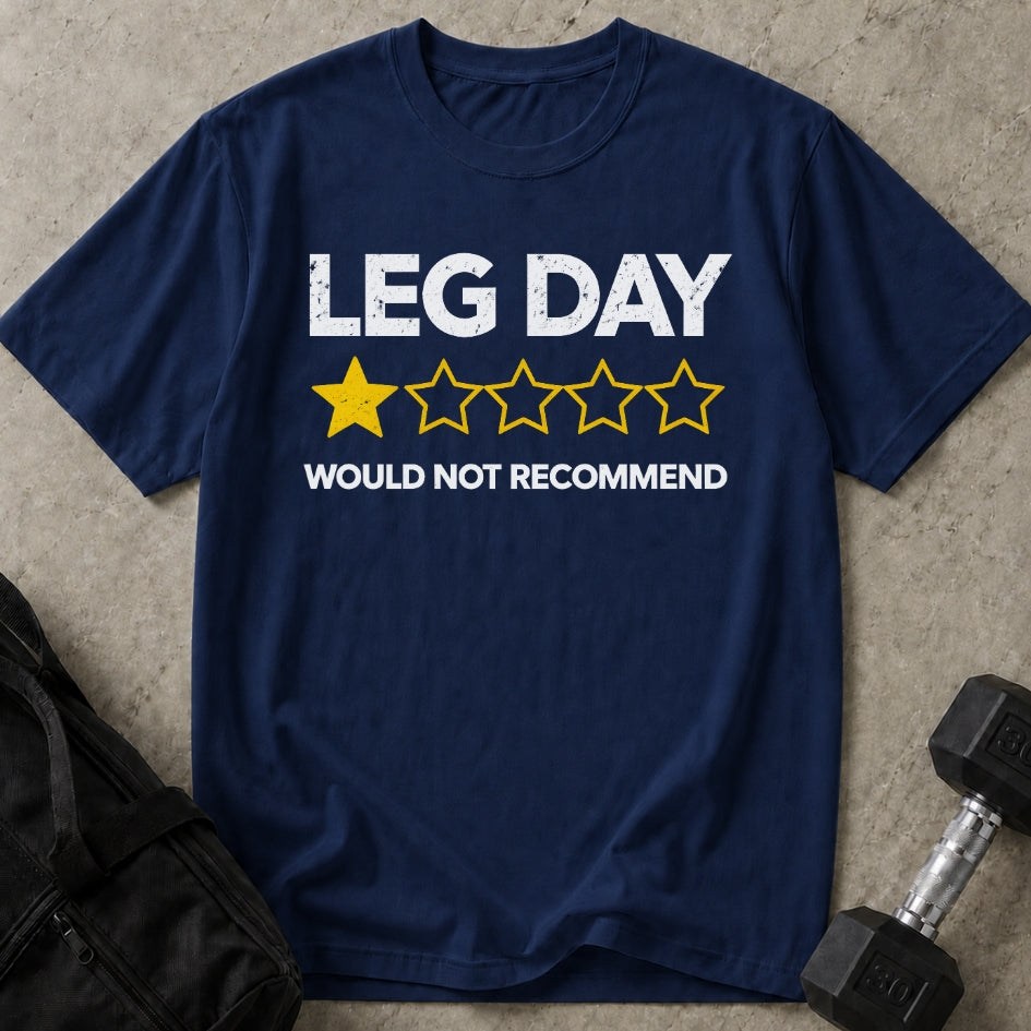 Leg Day 1-star T-shirt