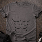 Funny Abs Outline T-shirt