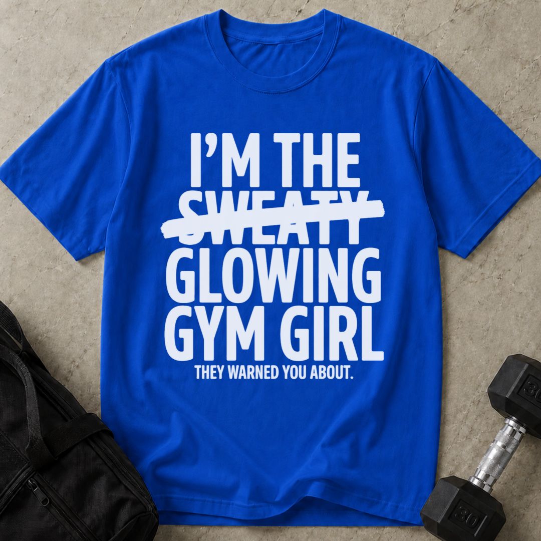 Glowing Gym Girl Tee