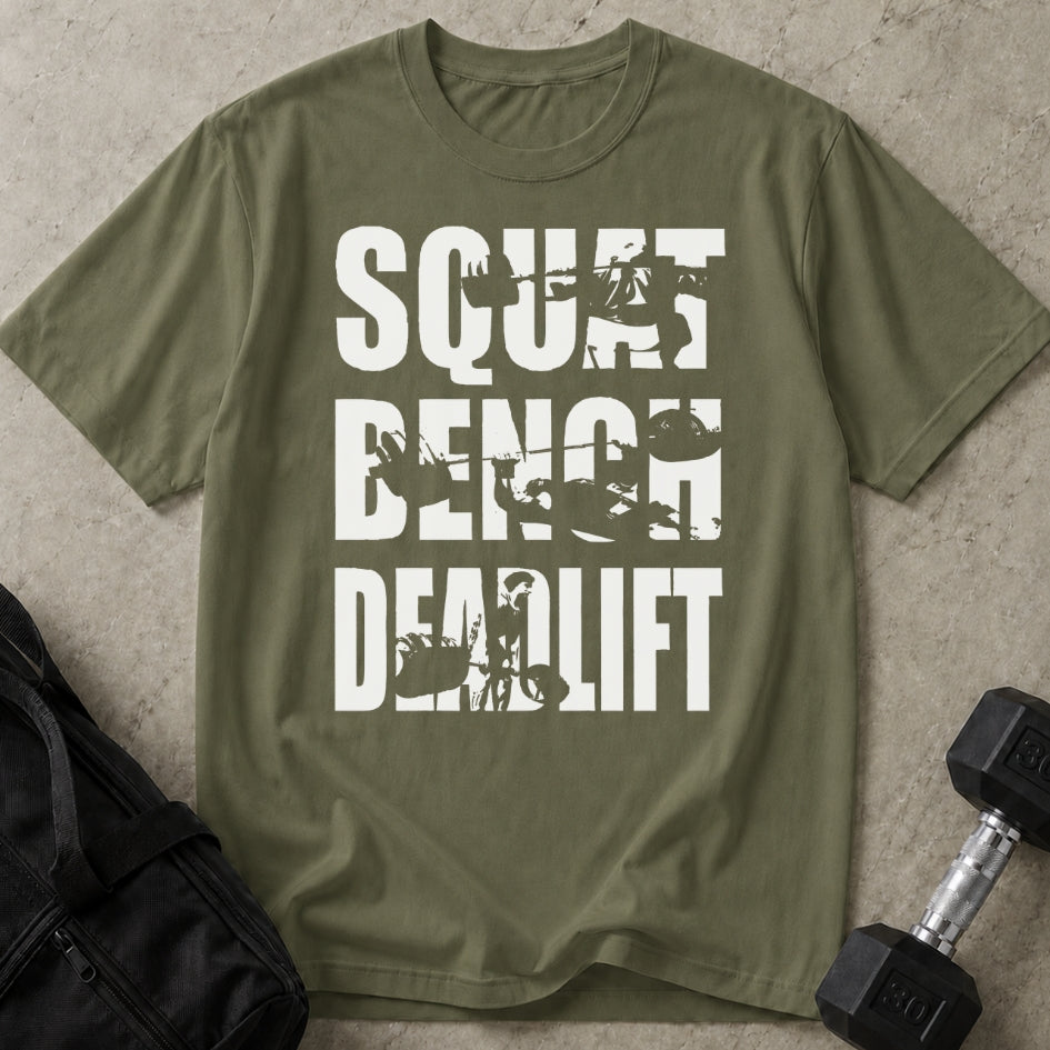 Squat Bench Deadlift T-shirt