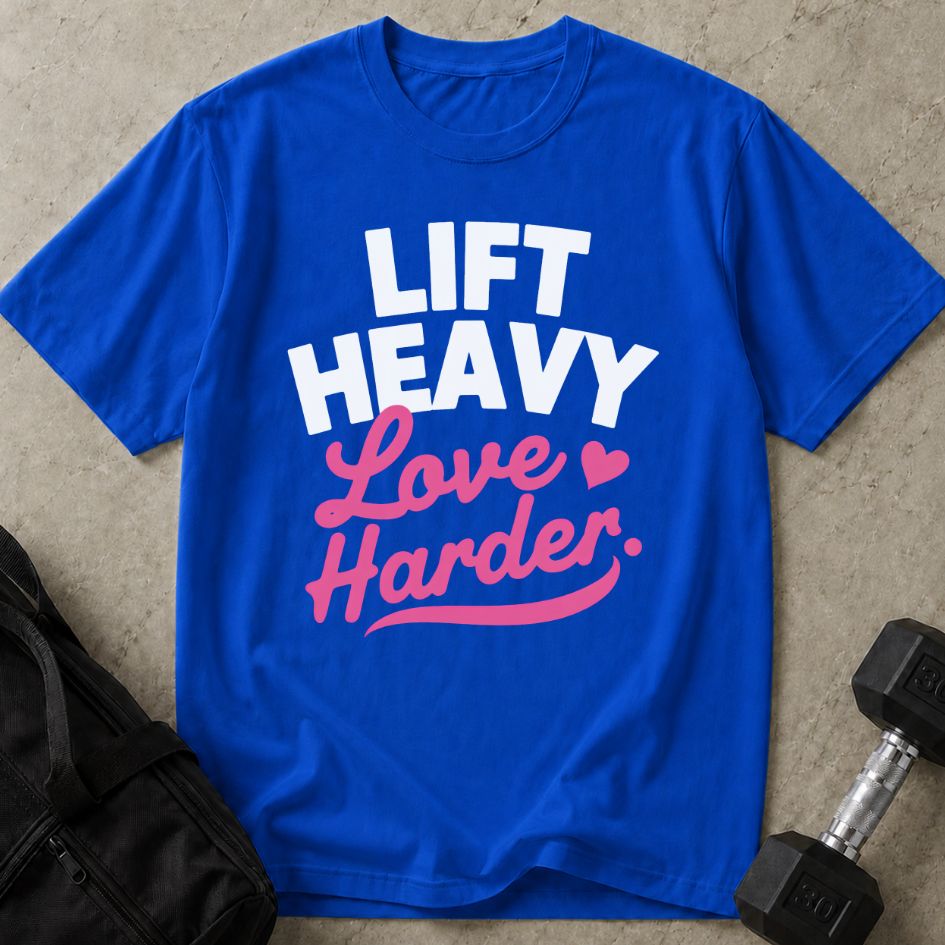 Lift Heavy Love Harder Tee