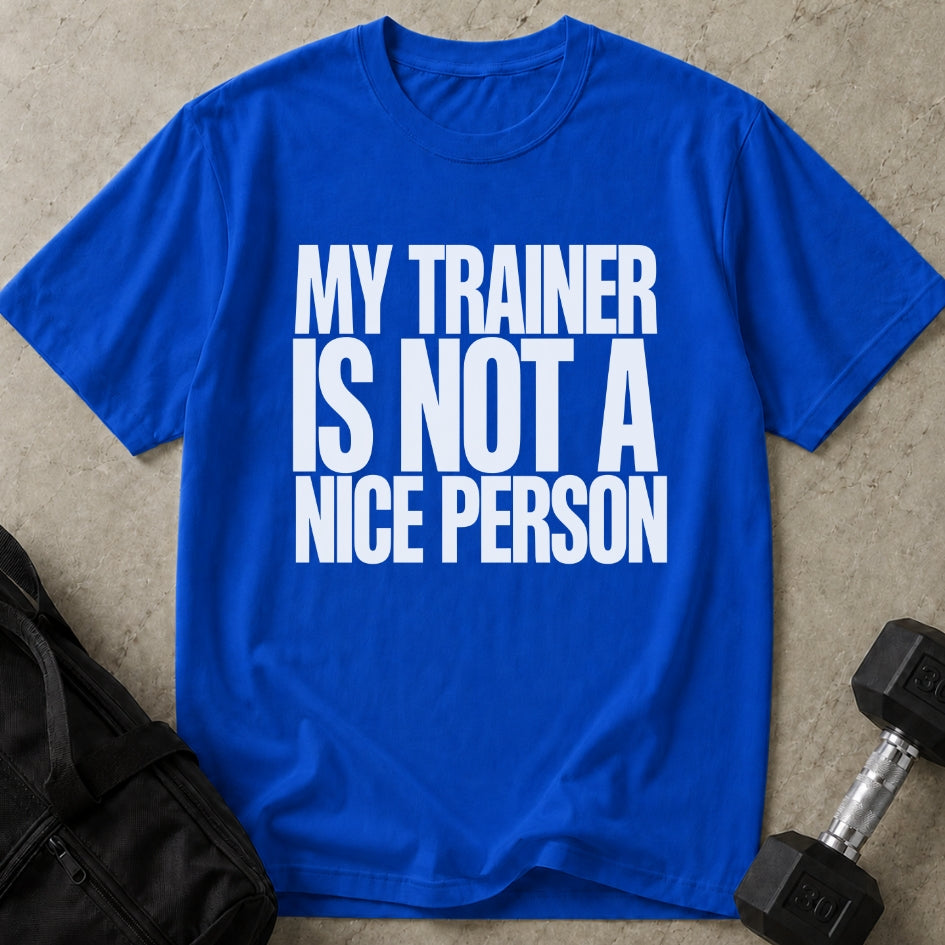 Not A Nice Person Trainer T-shirt
