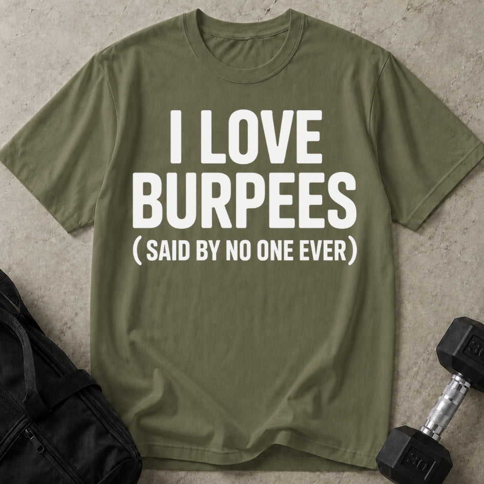 I Love Burpees T-shirt