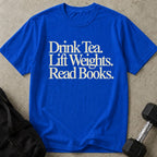 Tea, Weights & Books Tee
