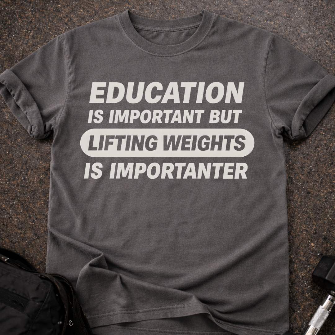 Gym Is Importanter T-shirt
