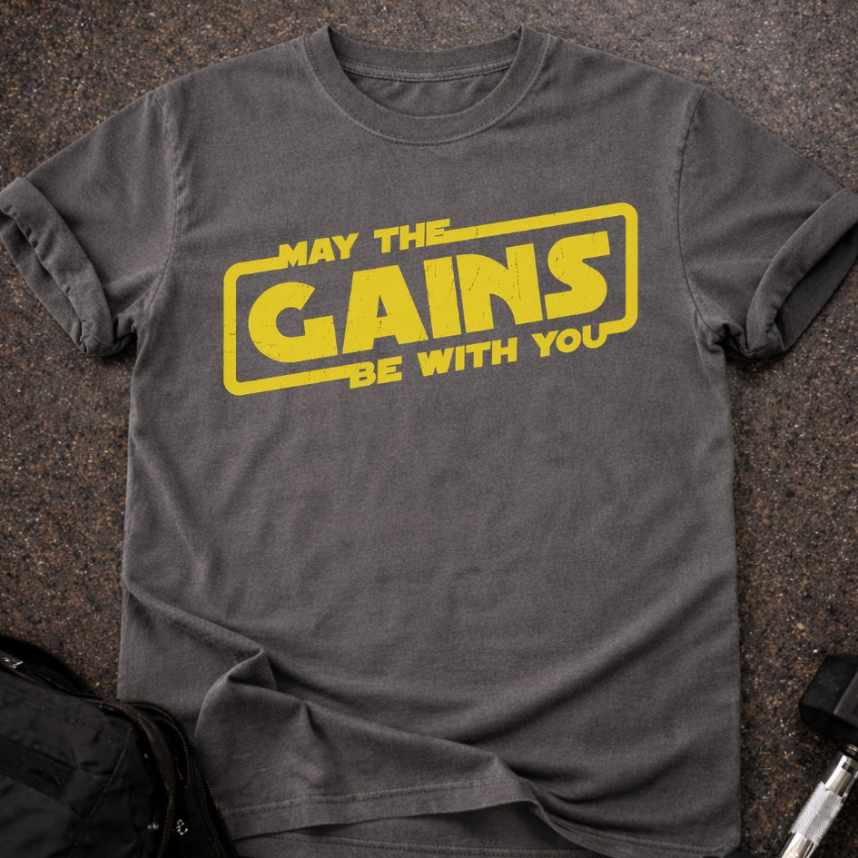 May The Gains Be With You T-shirt