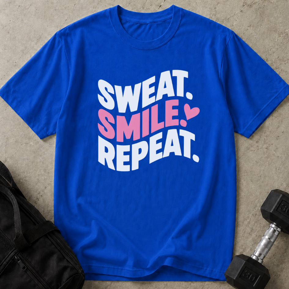 Sweat Smile Repeat Tee