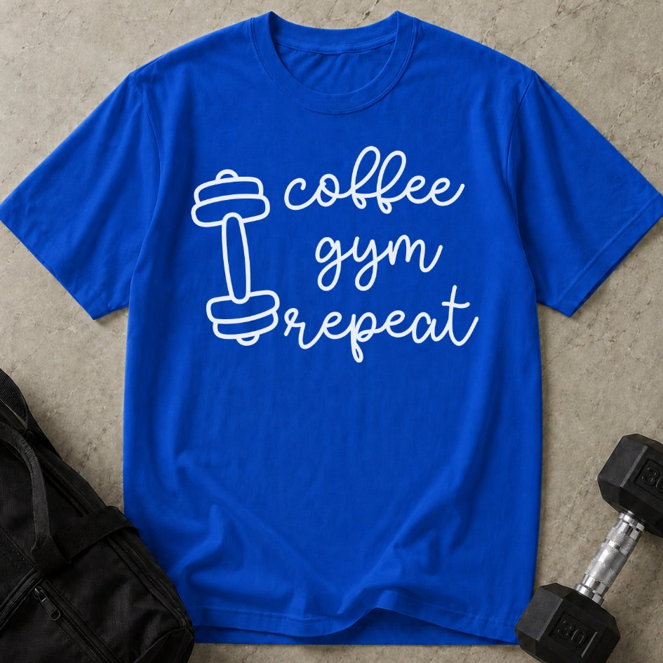 Coffee Gym Repeat T-shirt