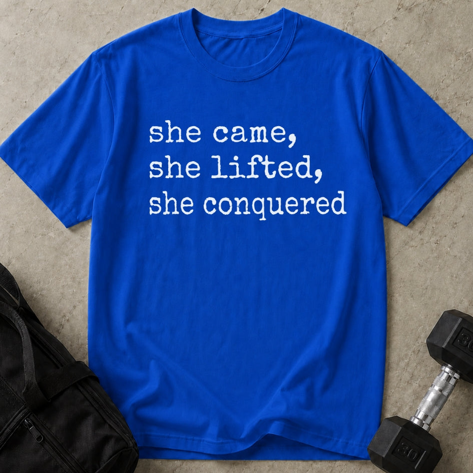 She Conquered Tee