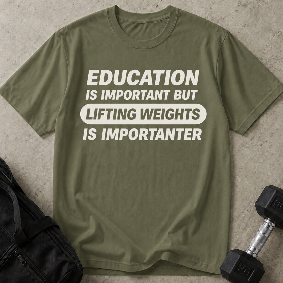 Gym Is Importanter T-shirt