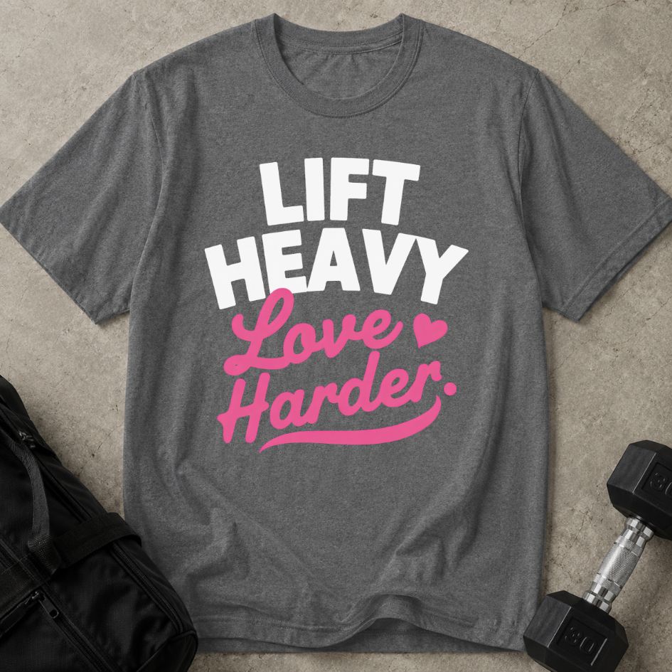 Lift Heavy Love Harder Tee