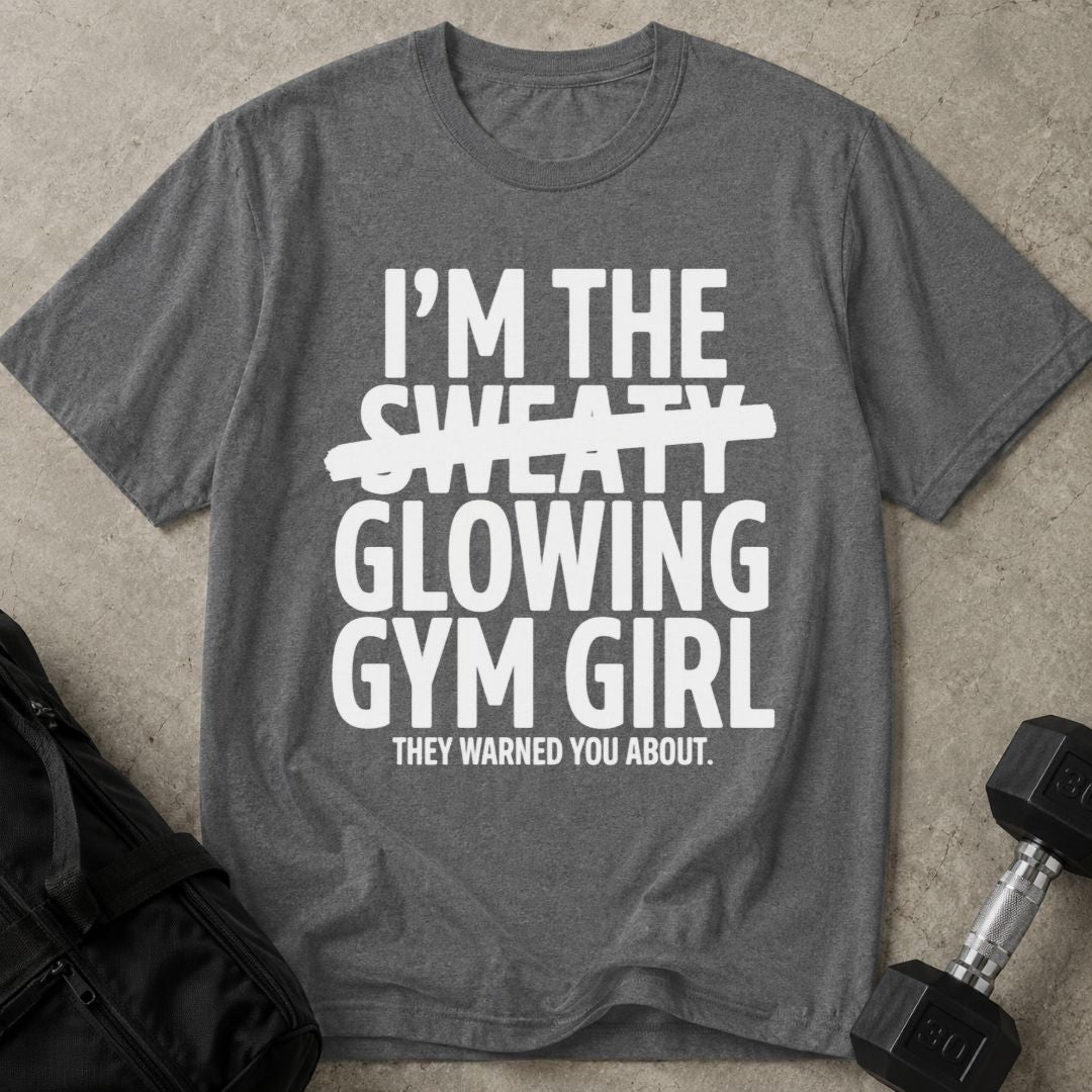 Glowing Gym Girl Tee
