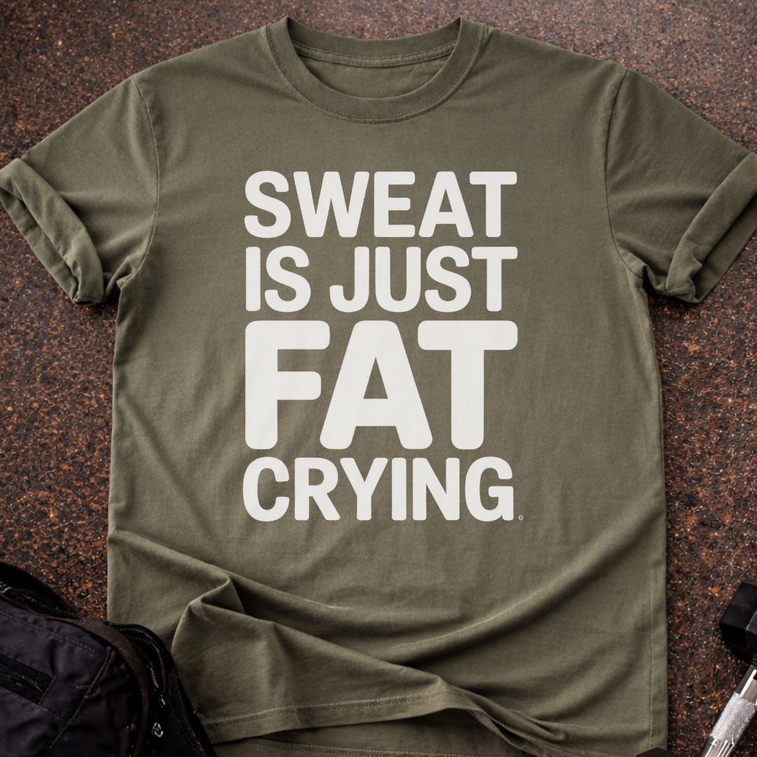 Sweat Is Just Fat Crying T-shirt