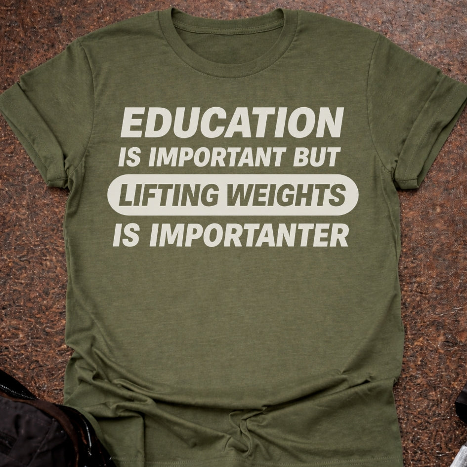 Gym Is Importanter T-shirt