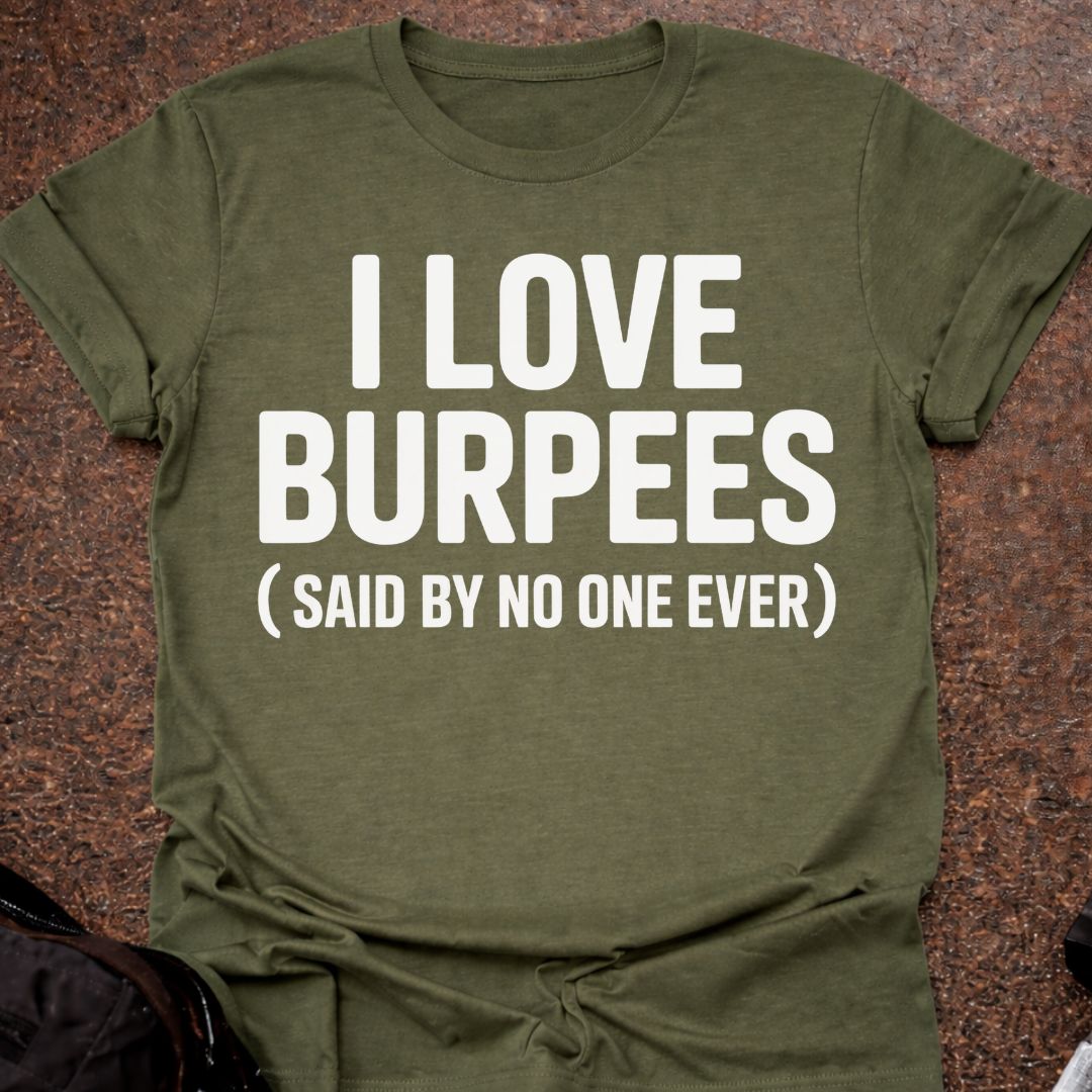 I Love Burpees T-shirt