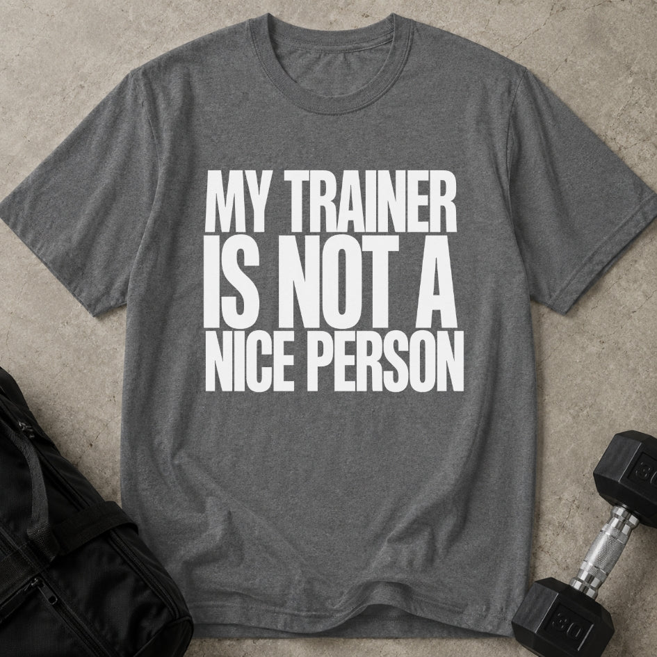 Not A Nice Person Trainer T-shirt