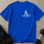 Skeleton Deadlifting Graphic T-shirt