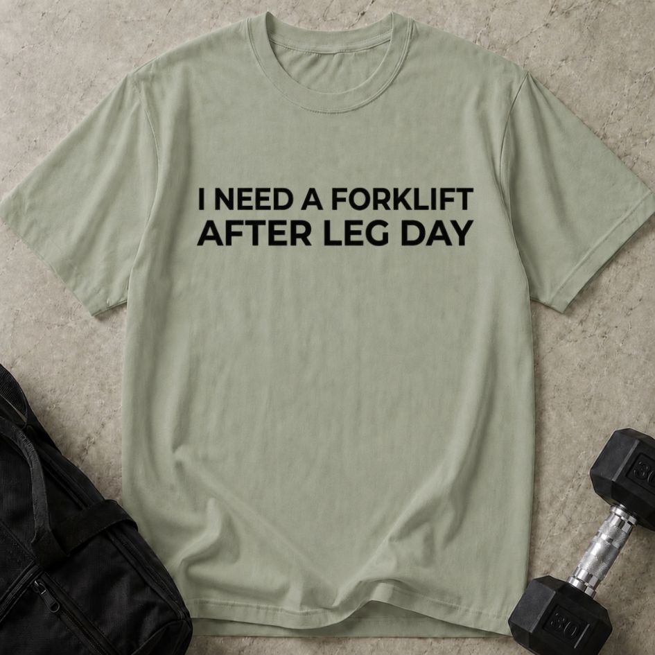 Forklift After Leg Day Tee