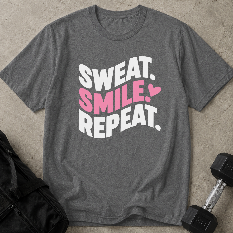 Sweat Smile Repeat Tee