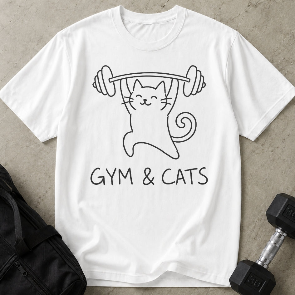 Gym & Cats T-shirt