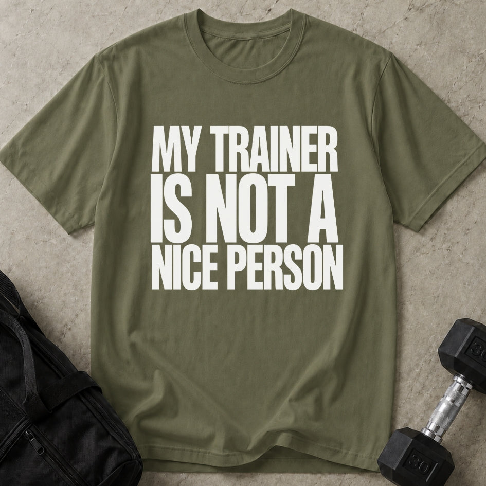 Not A Nice Person Trainer T-shirt