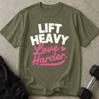 Lift Heavy Love Harder Tee