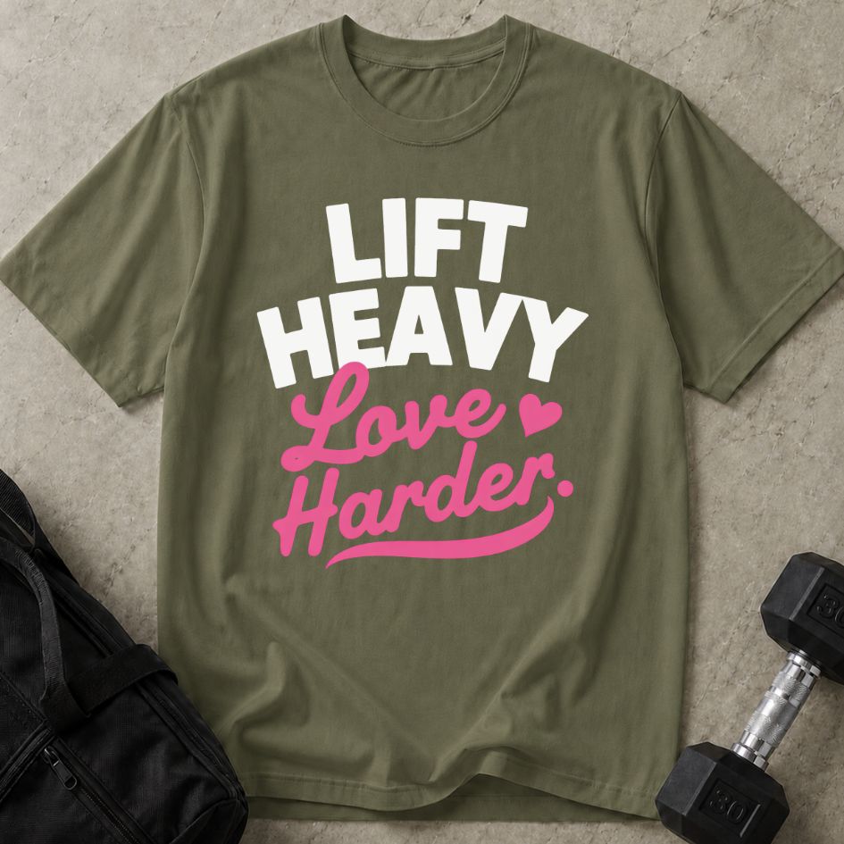 Lift Heavy Love Harder Tee