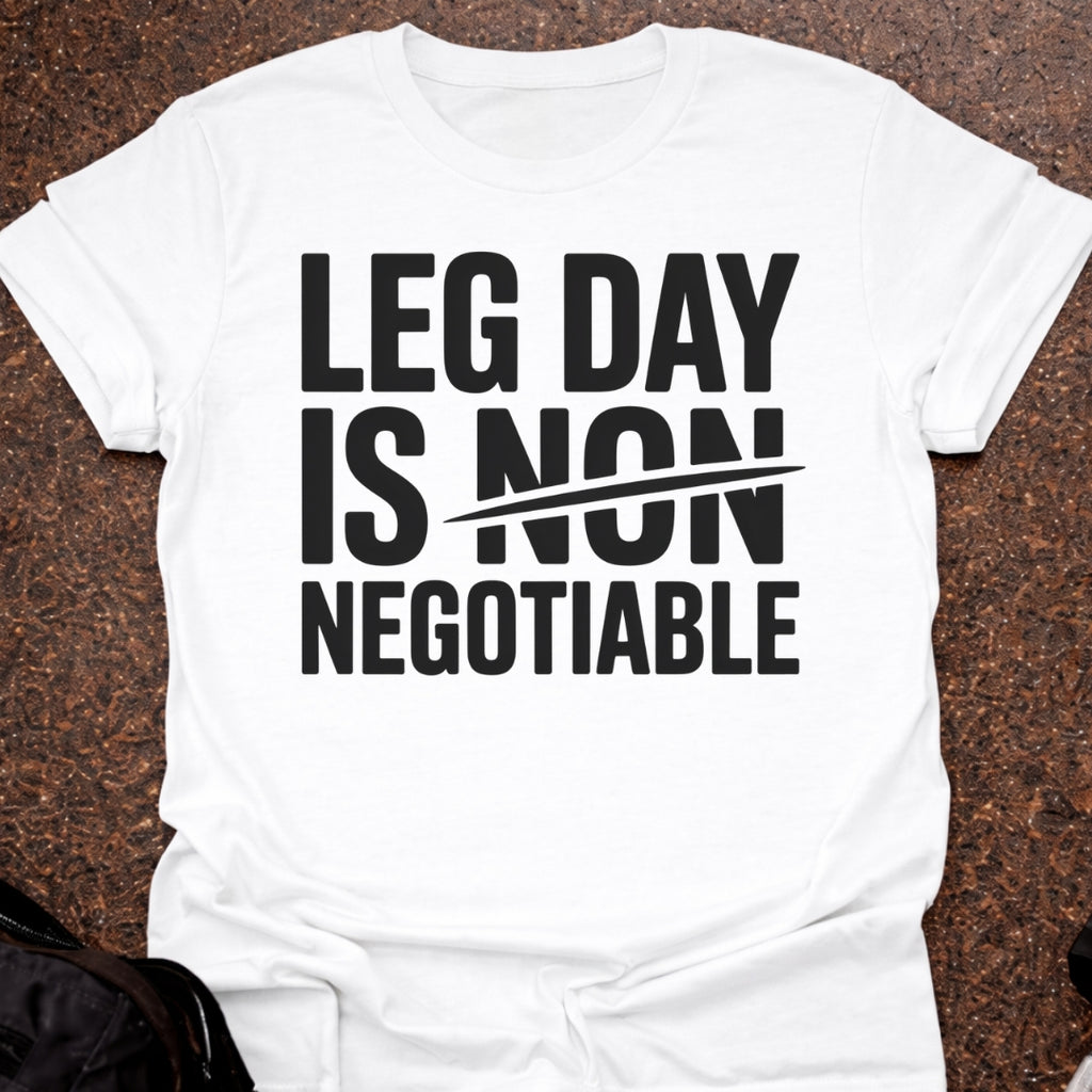Leg Day Is Negotiable T-shirt