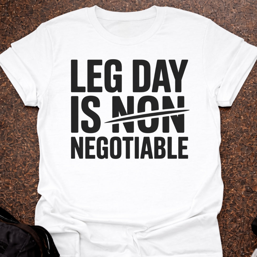 Leg Day Is Negotiable T-shirt