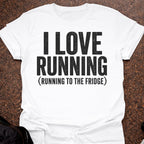 I Love Running T-shirt
