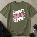 Sweat Smile Repeat Tee