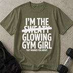 Glowing Gym Girl Tee