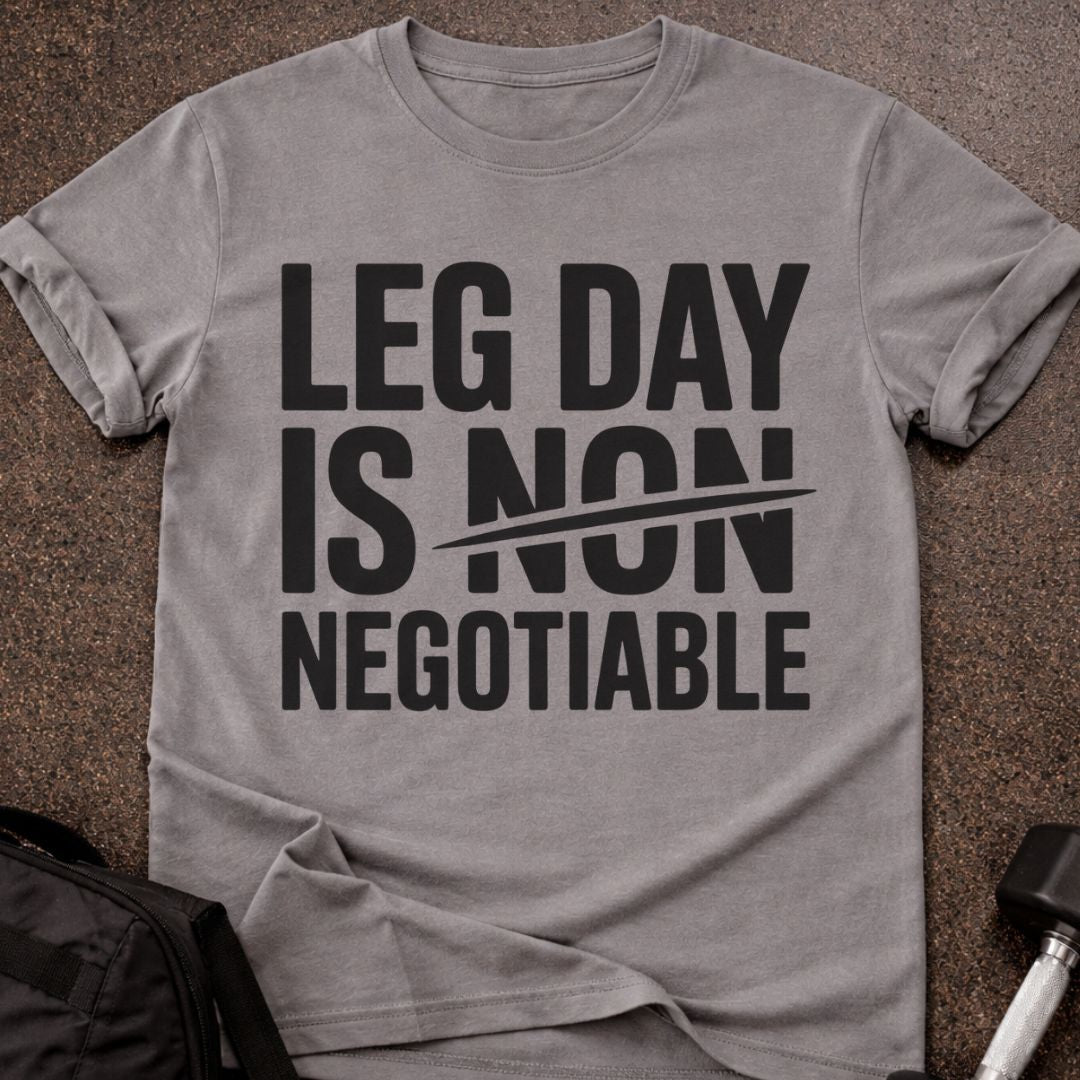 Leg Day Is Negotiable T-shirt